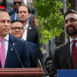 Vulnerable Democrats hammered with scathing ad handcuffing them to Mamdani, Jeffries