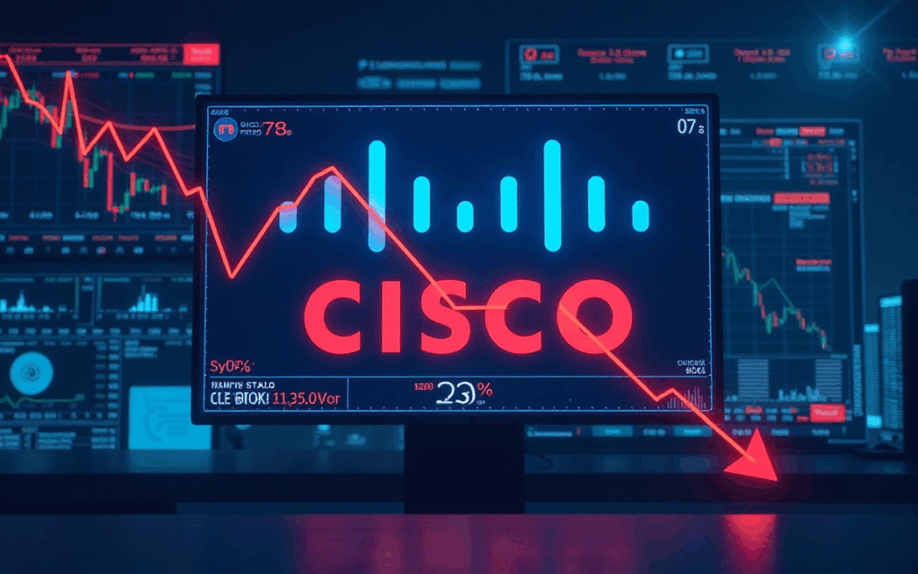 Cisco shares drop over 2% after HSBC downgrade to Hold