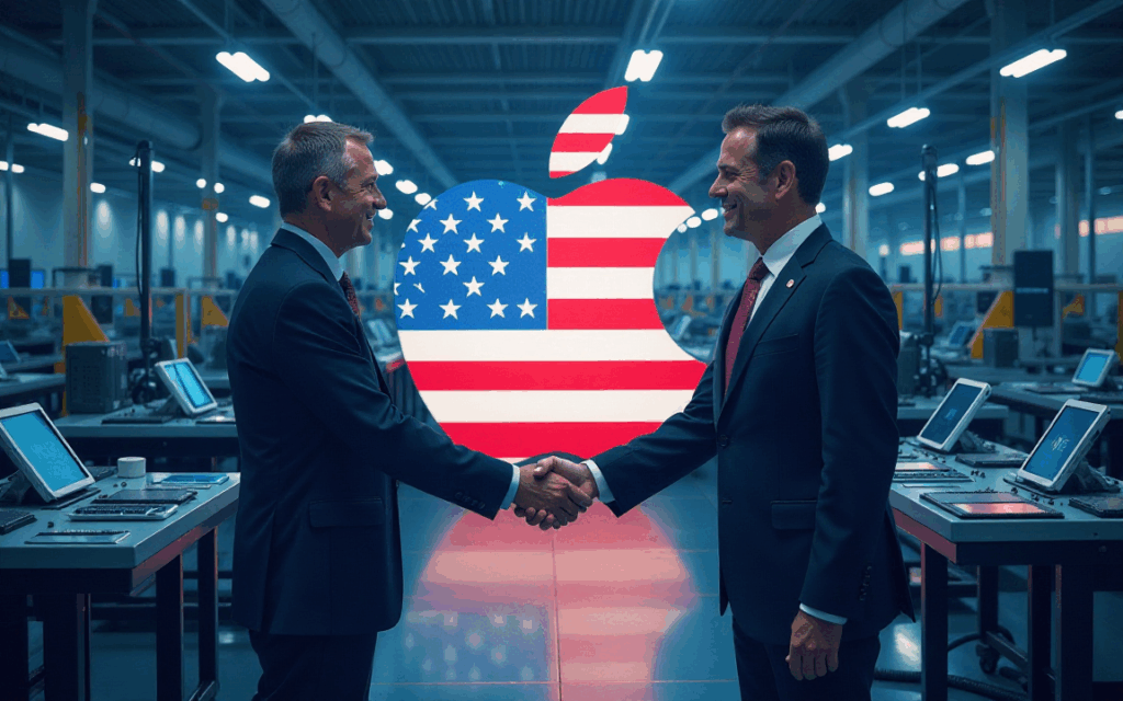 Apple to invest $100B more in US manufacturing amid tariff threats