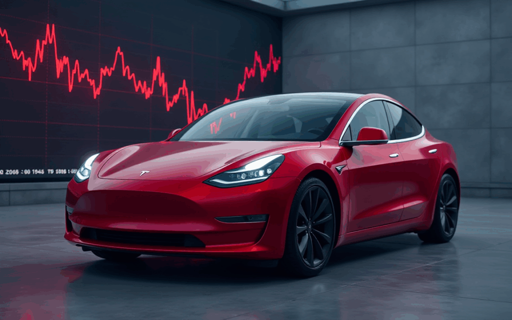 Tesla stock is swerving today: here’s what’s fueling the volatility