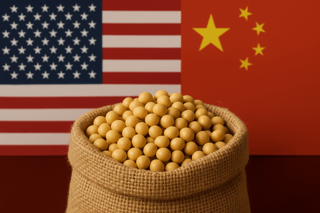 China halts US soybean imports as trade tensions resurface