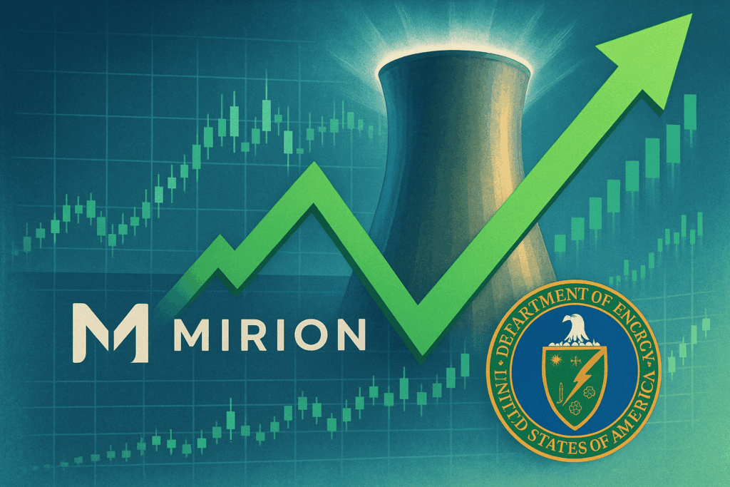 Mirion Technologies surge on JPMorgan coverage and DOE funding prospects
