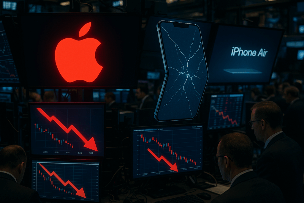 Apple in red after Jefferies downgrade iphone maker due to over expectations