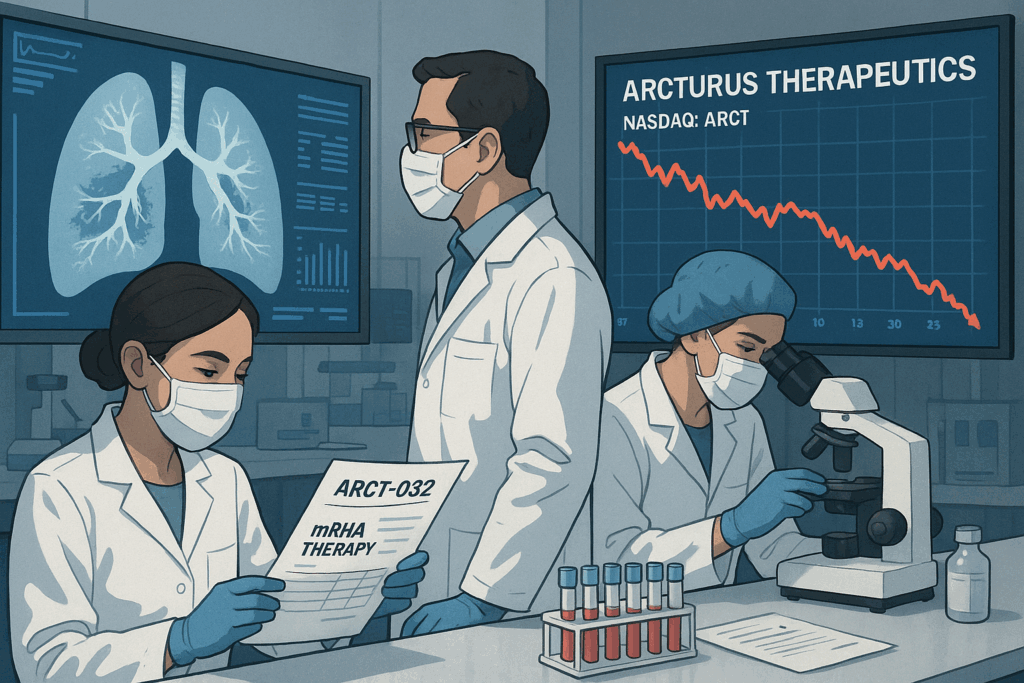 Arcturus Therapeutics shares plunge 56% after mixed phase 2 CF drug results