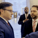 Tense confrontation between House speaker, Senate Dems caught on camera over shutdown