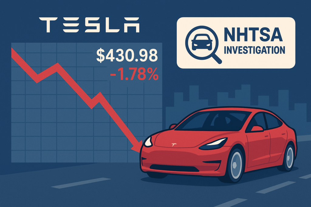 Why Tesla stock is sliding around 2% on Thursday