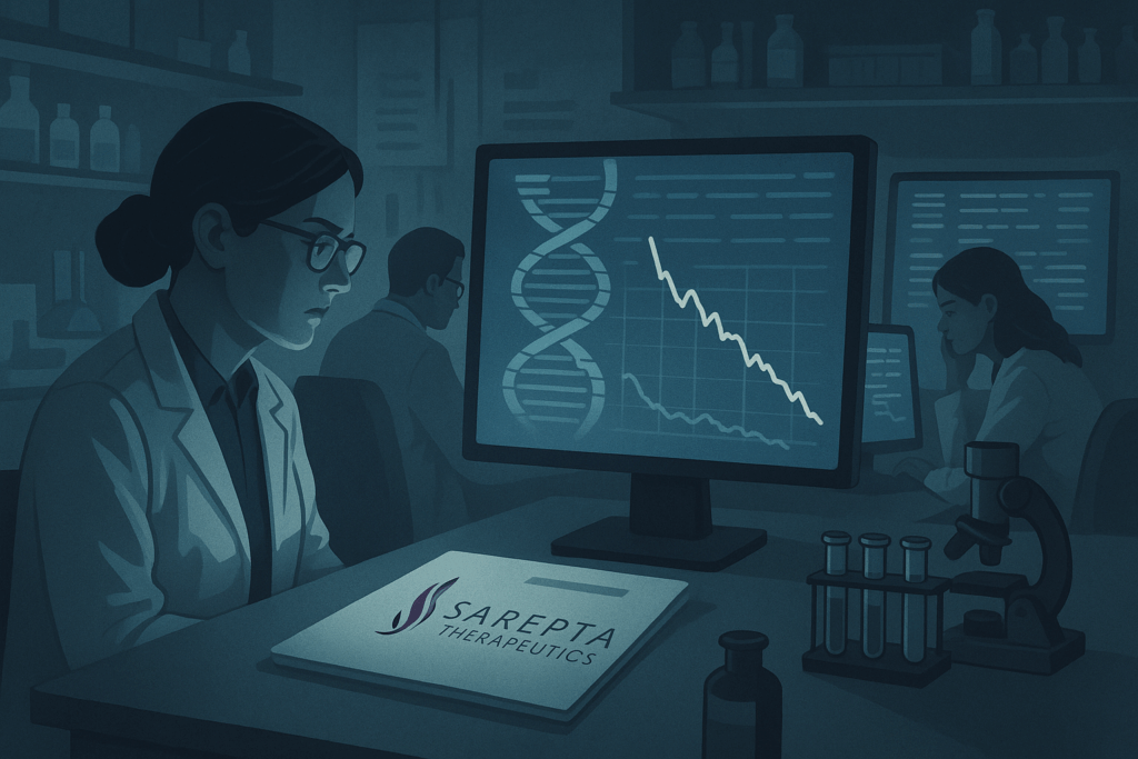 Sarepta Therapeutics shares plunge after disappointing trial data