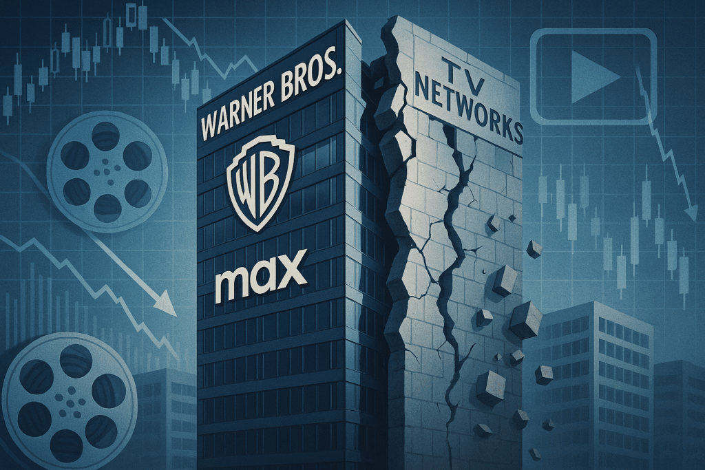 Warner Bros. Discovery stock rise even as TV revenue slump drives quarterly loss
