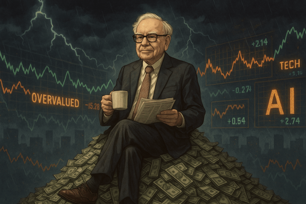 What does Berkshire Hathaway’s record $381.7B cash hoard signal to the market?