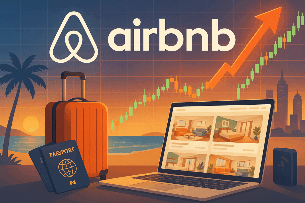 Airbnb shares climb after revenue beat and upbeat outlook