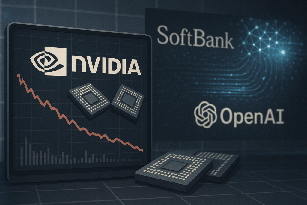 Nvidia stock slip after SoftBank sells $5.83B stake to fund OpenAI bet