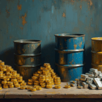 Commodity wrap: gold prices fall as dollar rises; oil slumps on oversupply concerns