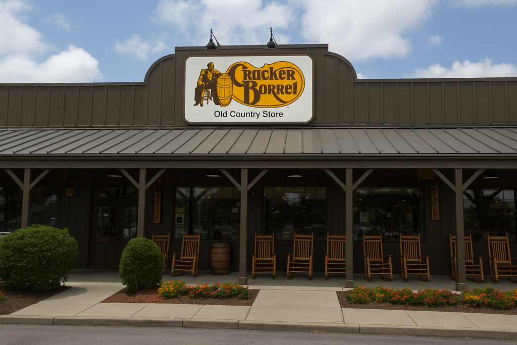 Cracker Barrel shares slide after retailer cuts revenue outlook