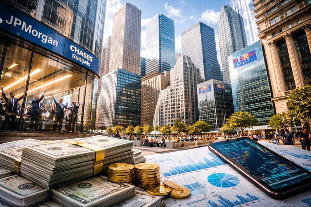 Wall Street’s top banks hit record 2025 revenue as deal flow rebounds