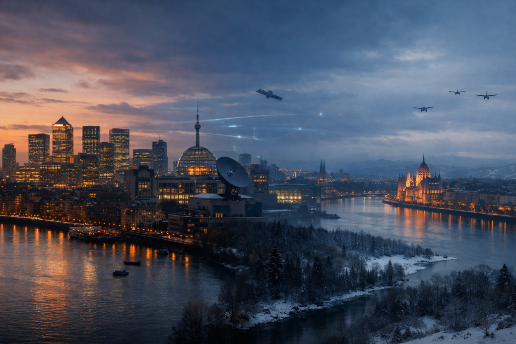 Europe bulletin: FTSE 100 surge, defense pivot, Kremlin drone claim