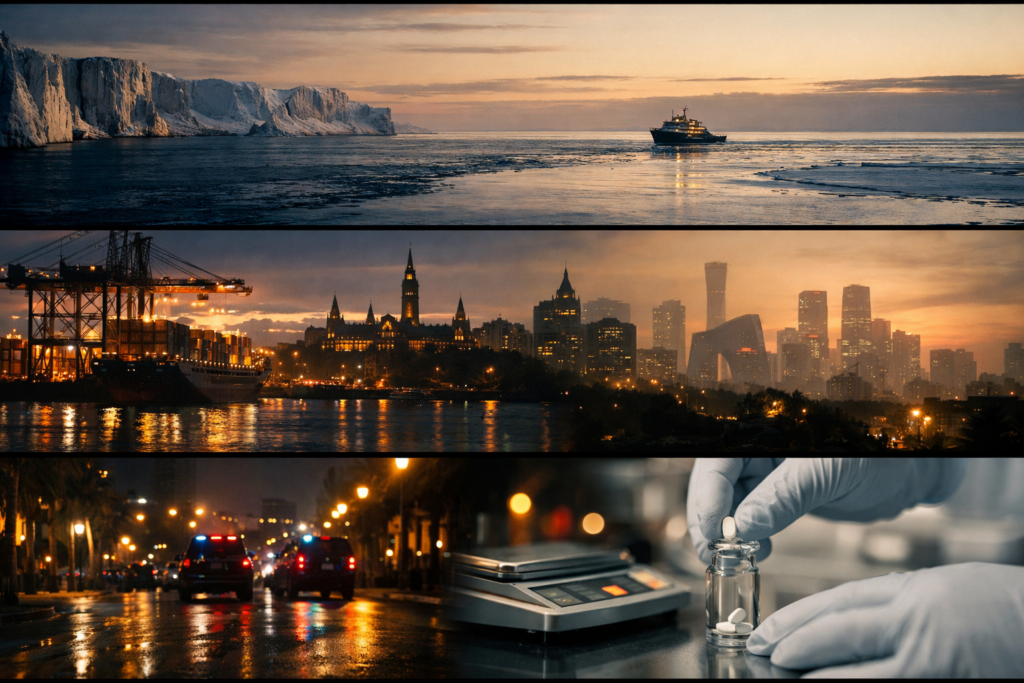 Evening digest: Trump threatens Greenland tariffs, backs Venezuela’s Rodríguez, Canada resets China trade