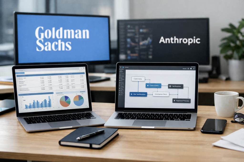 Goldman Sachs builds AI agents with Anthropic to automate core banking work