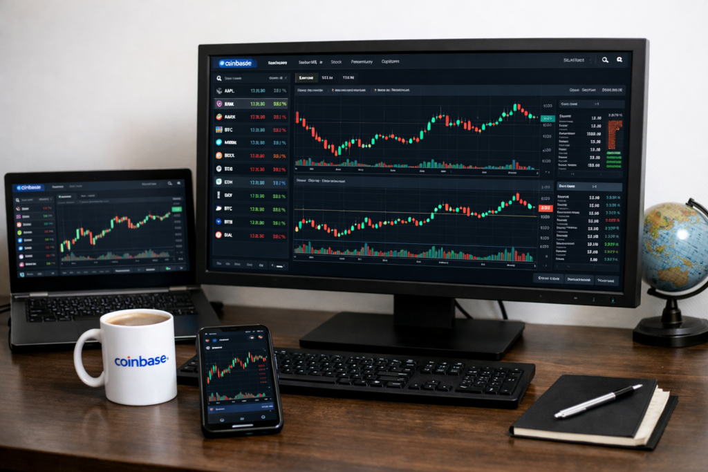 Coinbase launches stock perpetual futures for non-US users
