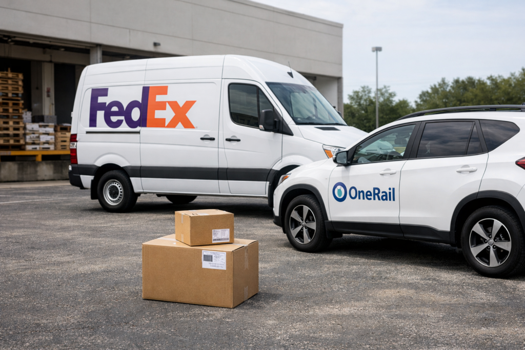 FedEx taps OneRail to take on Amazon in same-day delivery race