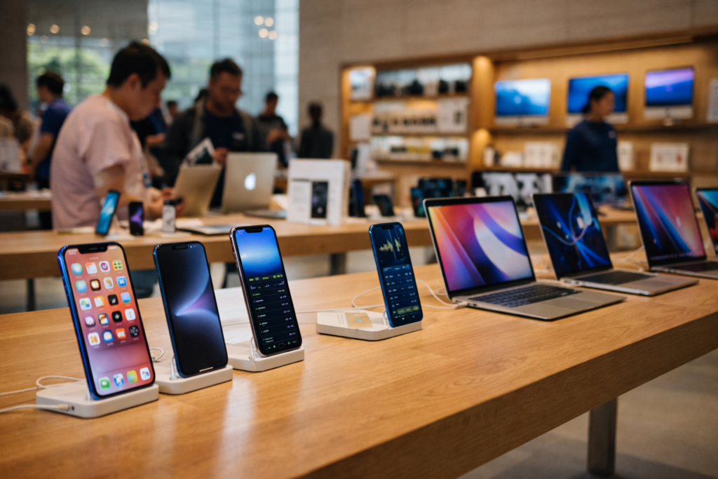 Apple stock surges as iPhone demand, Mac sales lift outlook