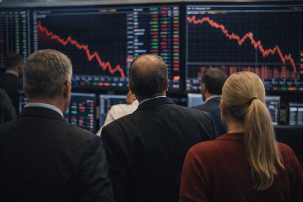 US market extends selloff on Friday, Dow Jones down 100 points