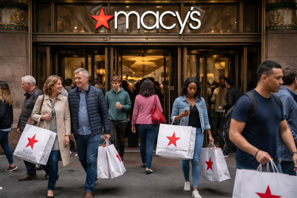 Macy’s stock jumps 7% on earnings beat as sales surprise, outlook mixed