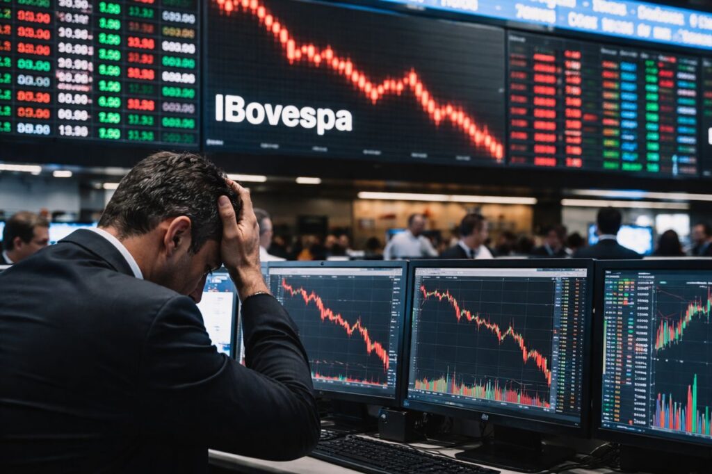 Brazil stocks slide as hawkish signals, oil risks weigh on Ibovespa