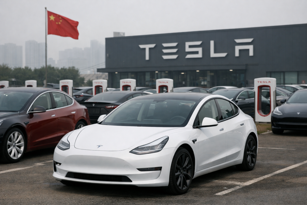 Tesla’s China-made EV sales climb 8.7% in March