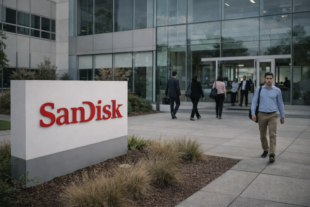 SanDisk gains after Bernstein raises price target on memory supercycle outlook